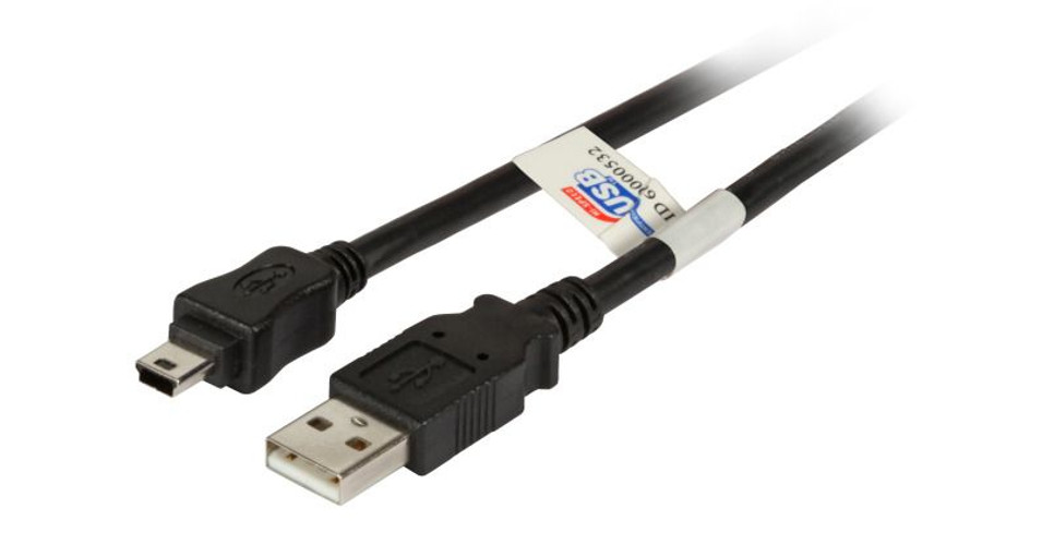 Hama Cavo USB 2.0 Da USB A A USB B – 5 Metri – Per Stampante, Scanner, Trasferimento Dati